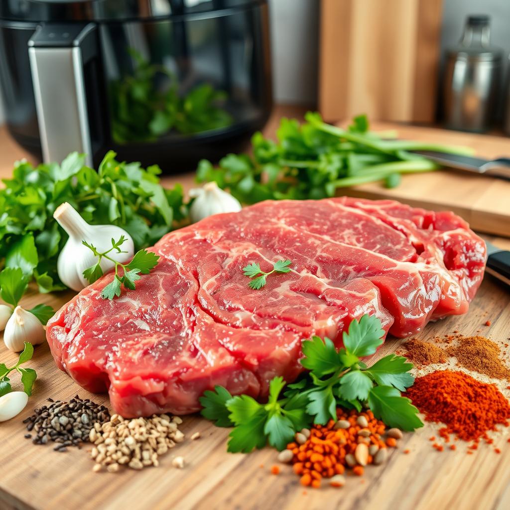 Air Fryer Flank Steak Ingredients