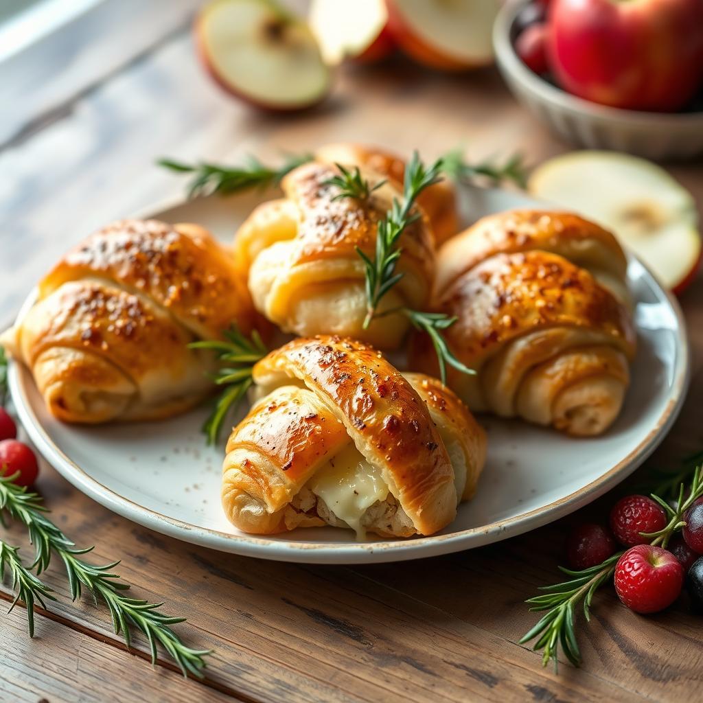 Baked Brie Crescent Roll Appetizer