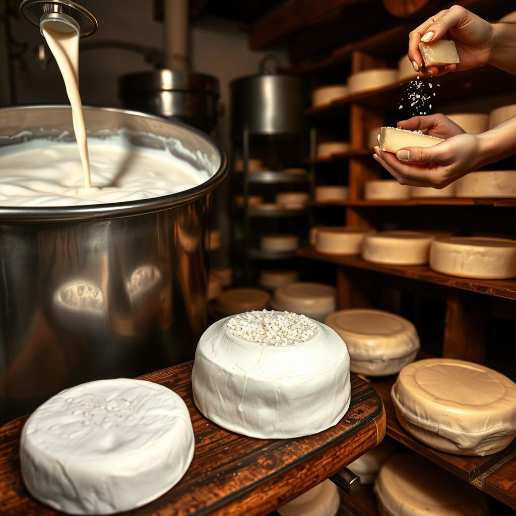 Brie Cheese Making Process