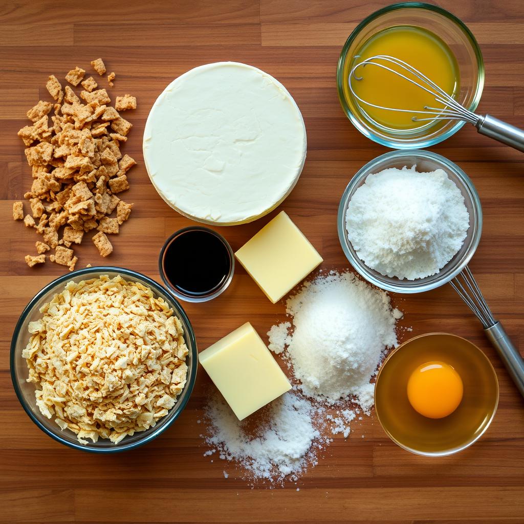 Cheesecake Ingredients Preparation