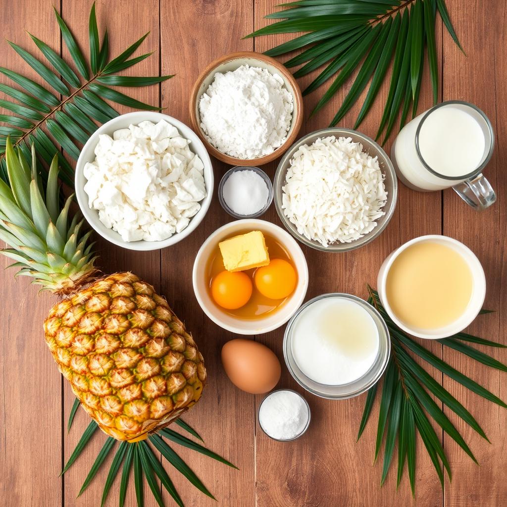 Coconut Pineapple Cake Ingredients