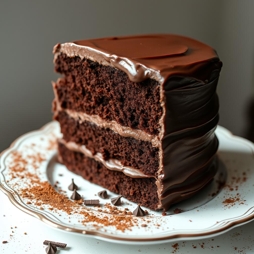 Decadent Chocolate Cake Layers