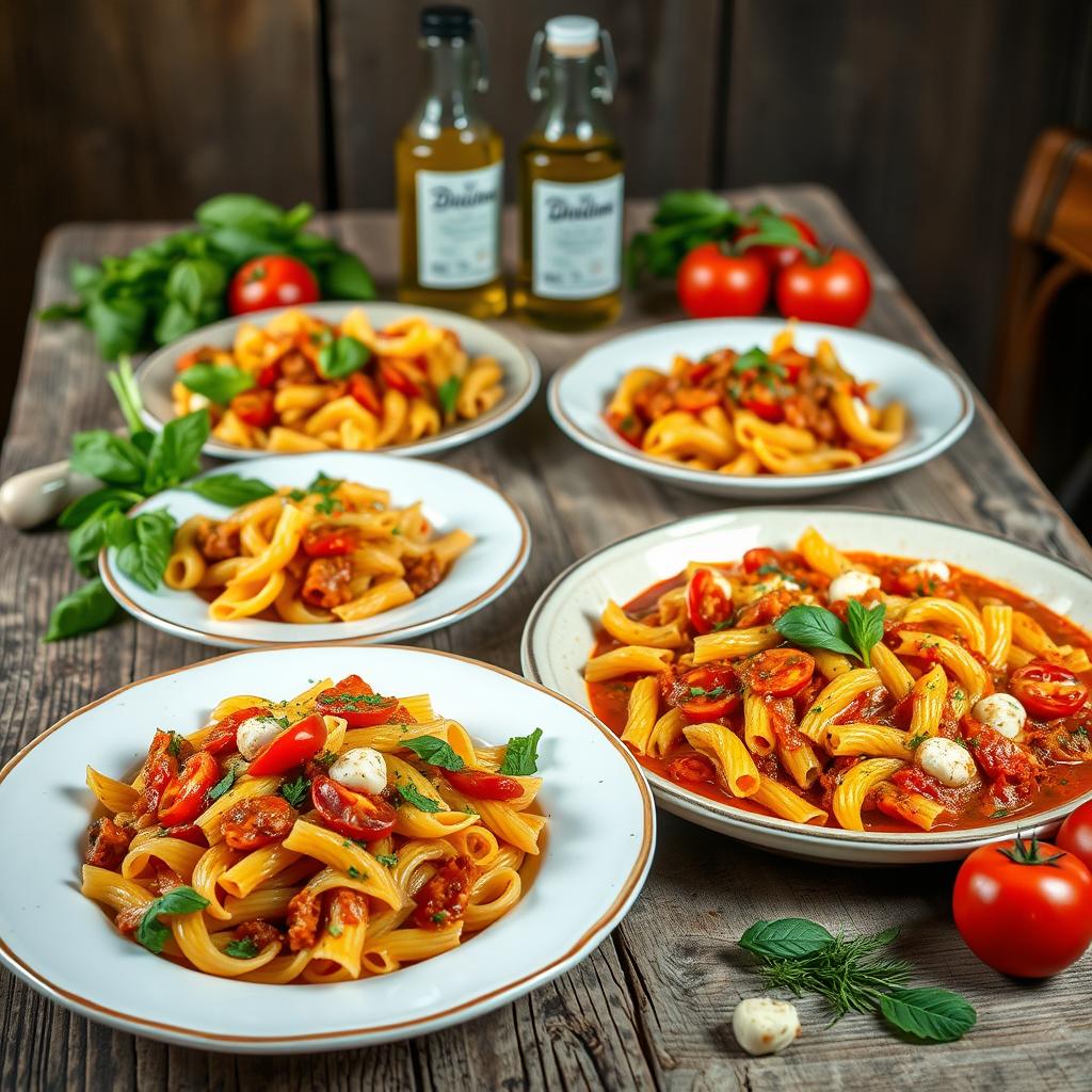 Ditalini Pasta Traditional Italian Cuisine