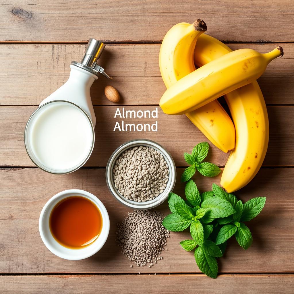 Healthy Banana Pudding Ingredients