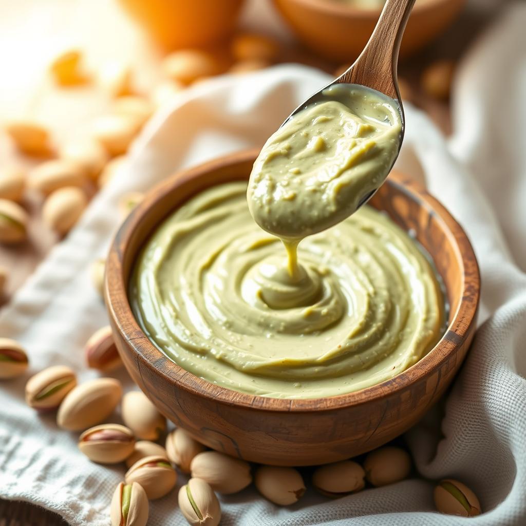 Homemade Pistachio Butter Preparation