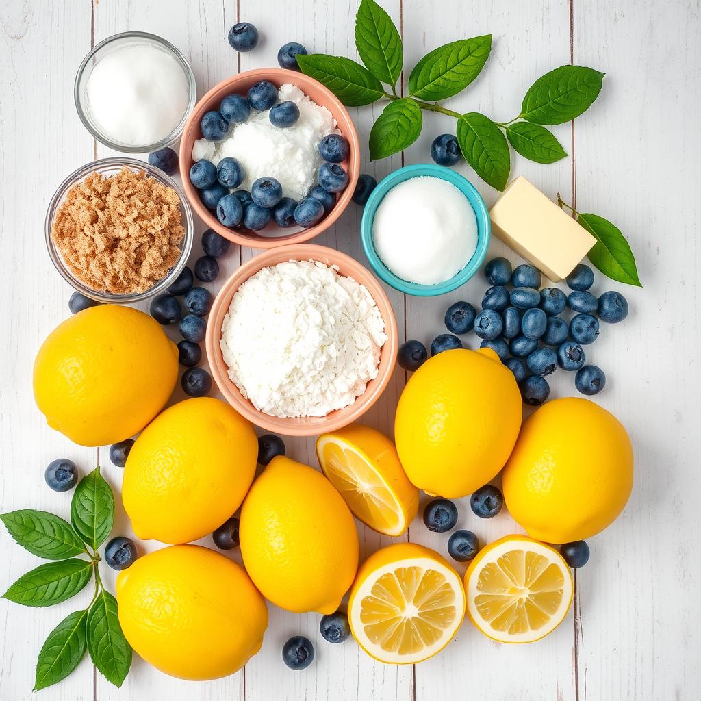 Lemon Blueberry Cookies Ingredients