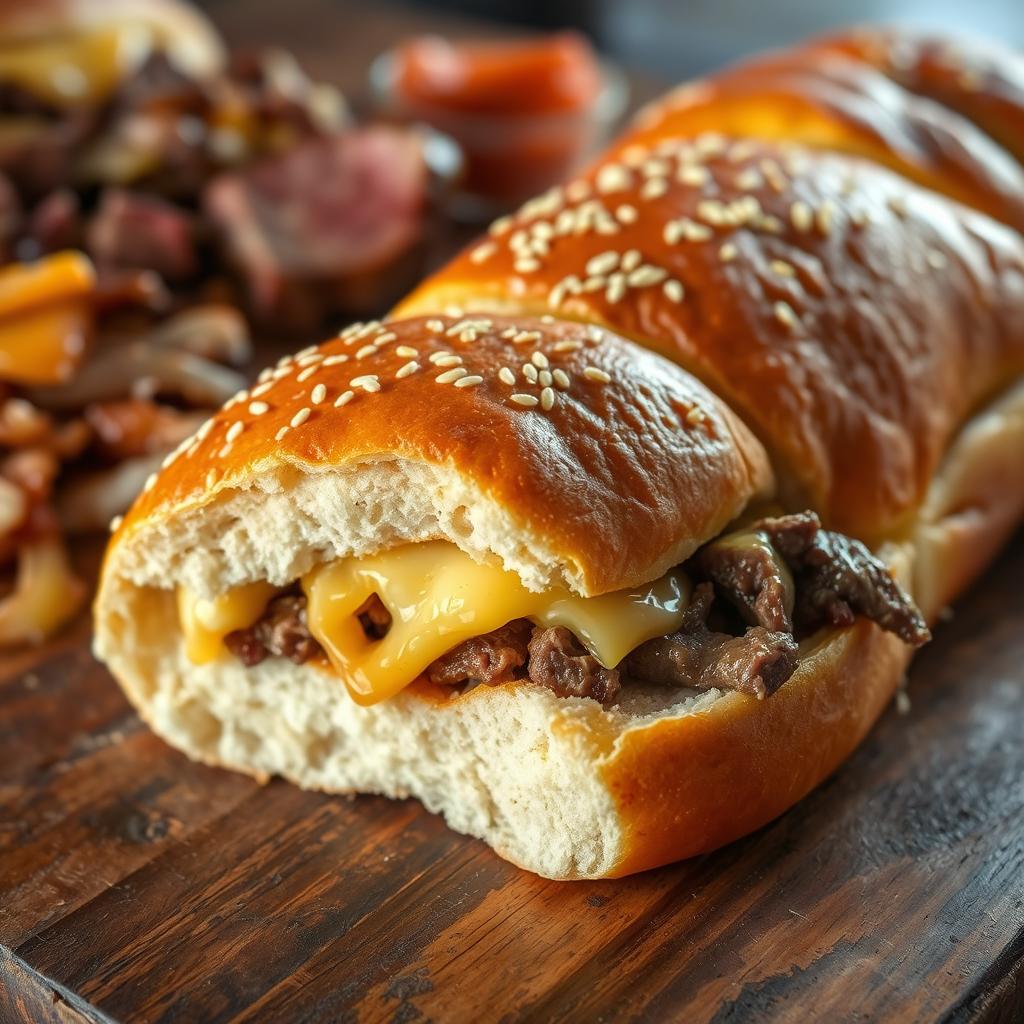 Philly Cheesesteak Hoagie Bread