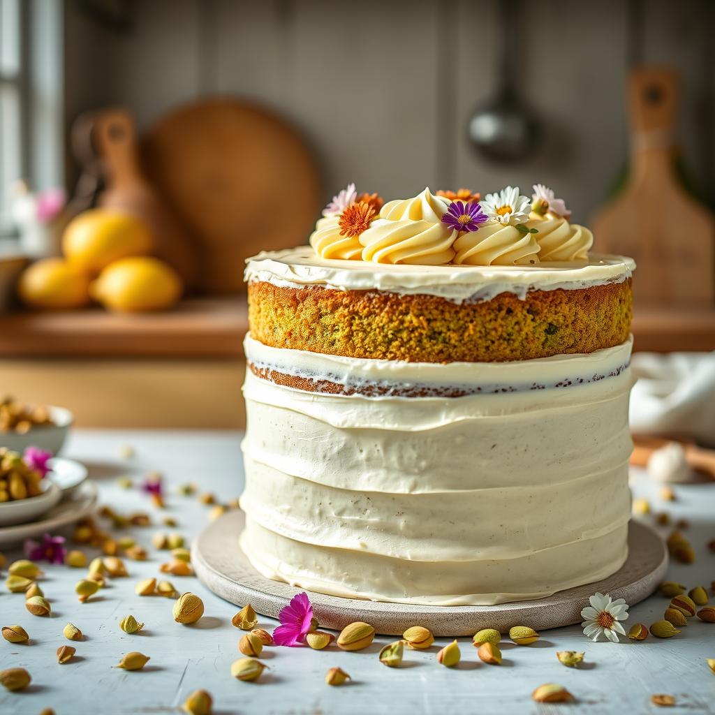 Pistachio Cake Origins and Flavor