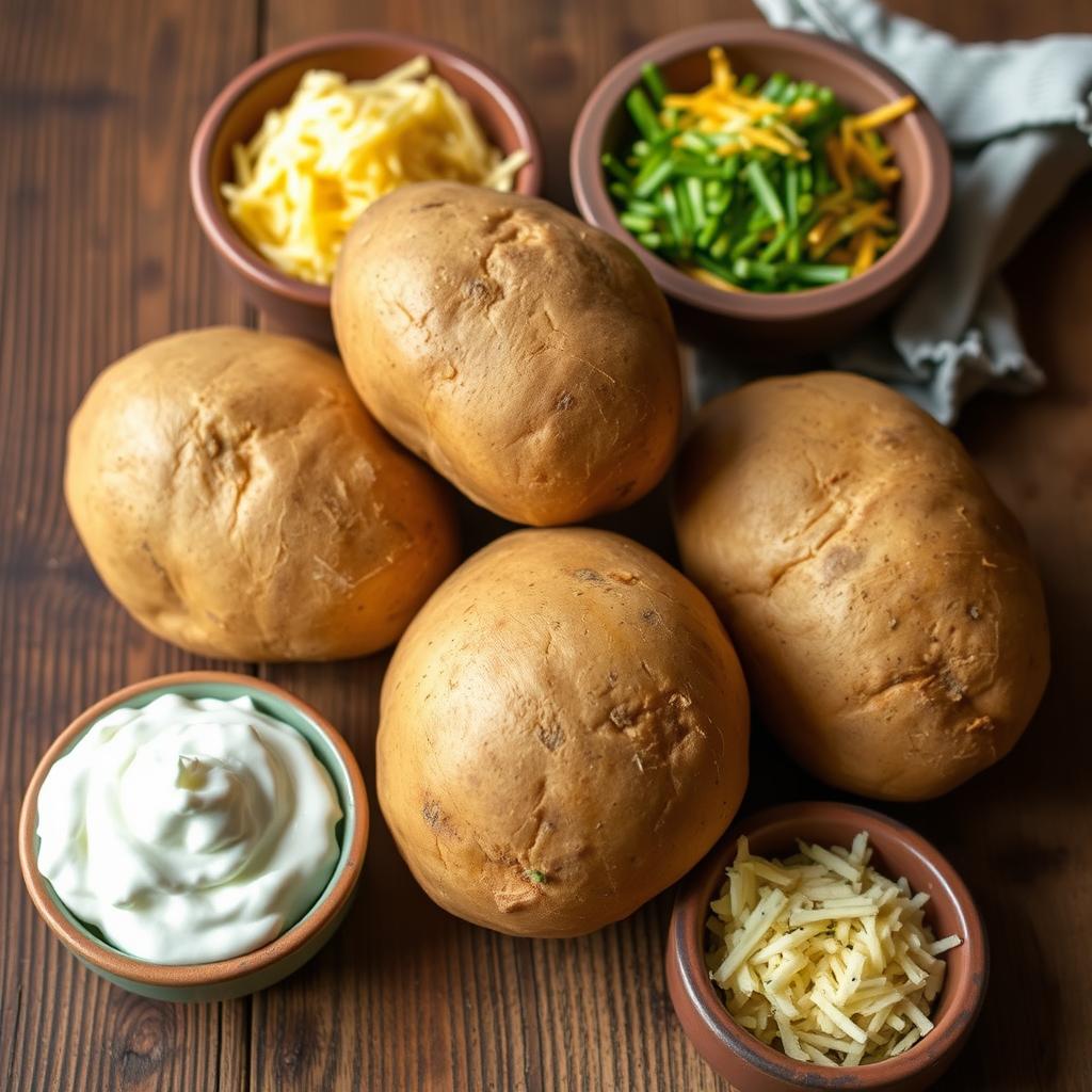 Russet Potatoes for Baked Potato Toppings