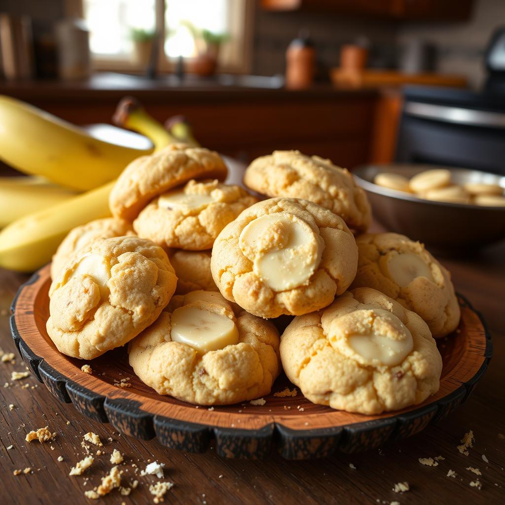 Southern Banana Pudding Cookies