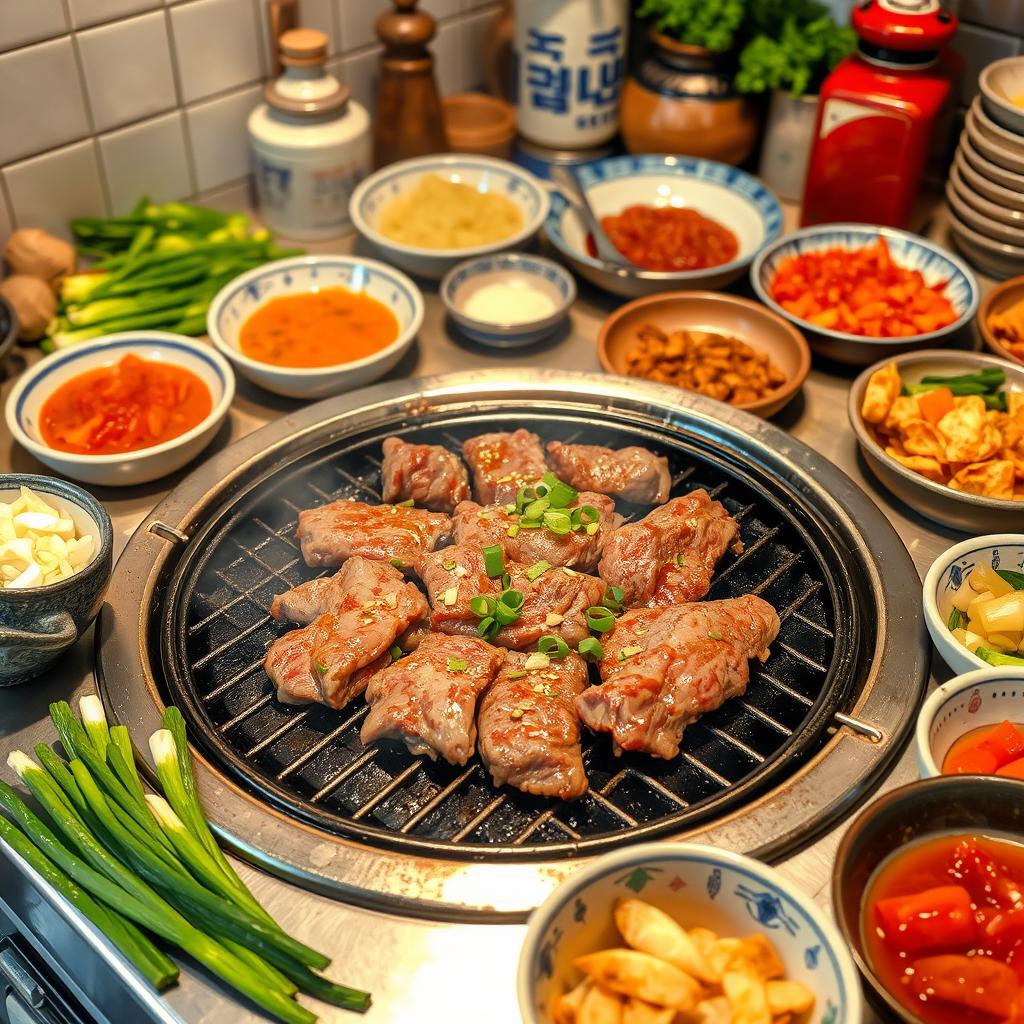 Traditional Korean Bulgogi Preparation