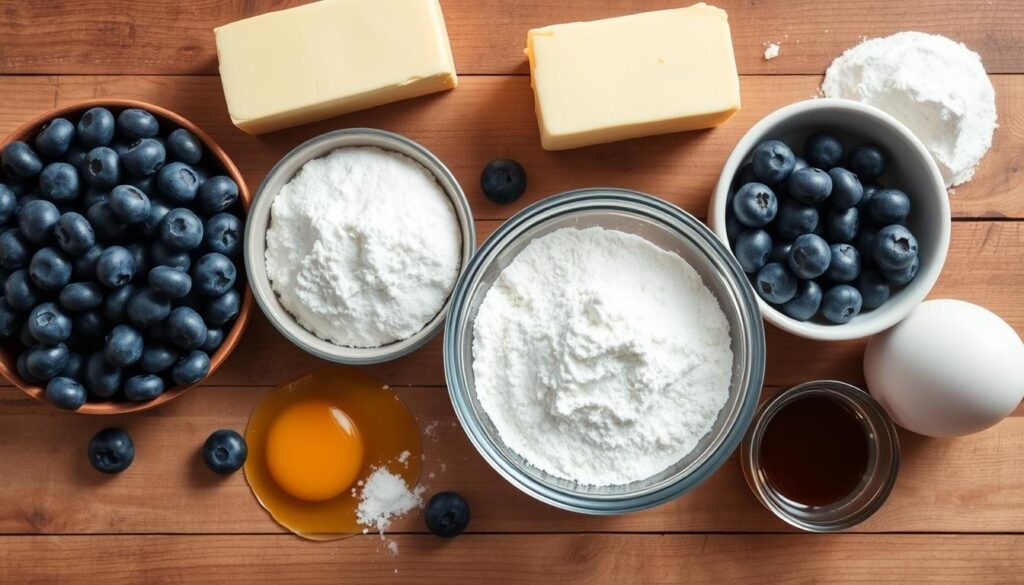 blueberry pound cake ingredients