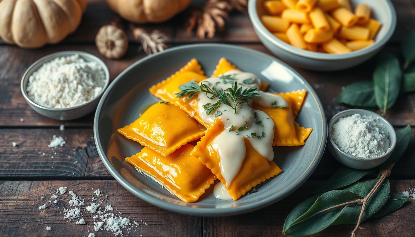 butternut squash ravioli sauce