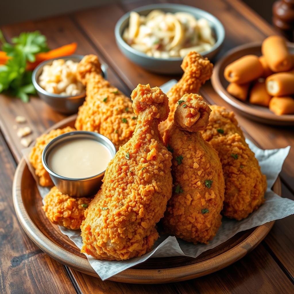 fried chicken legs recipe