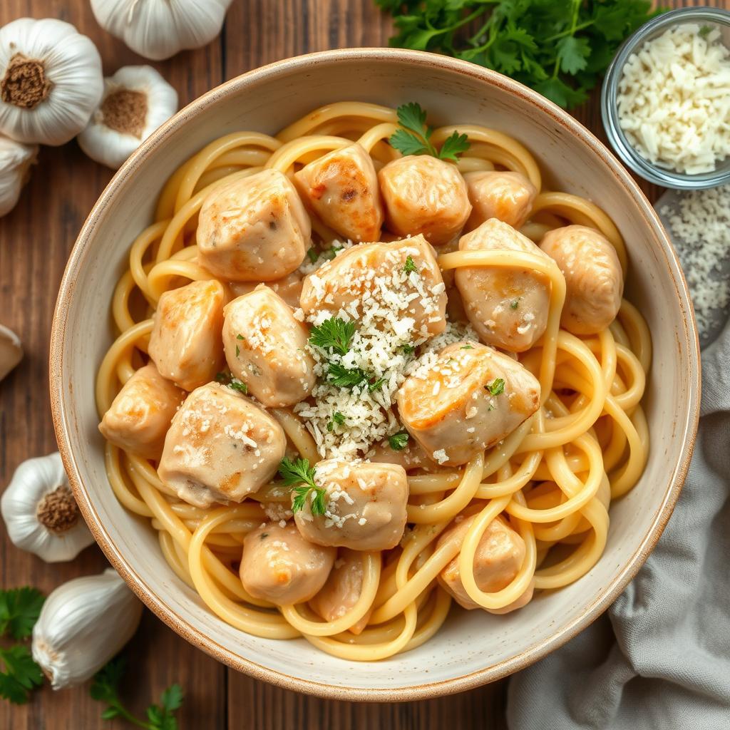 garlic chicken pasta recipe