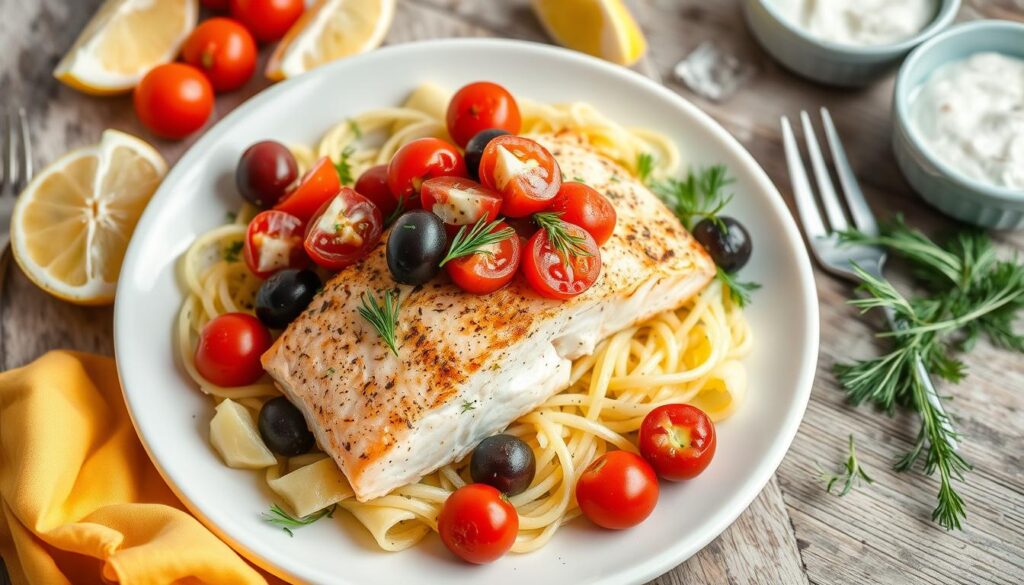 greek salmon recipe