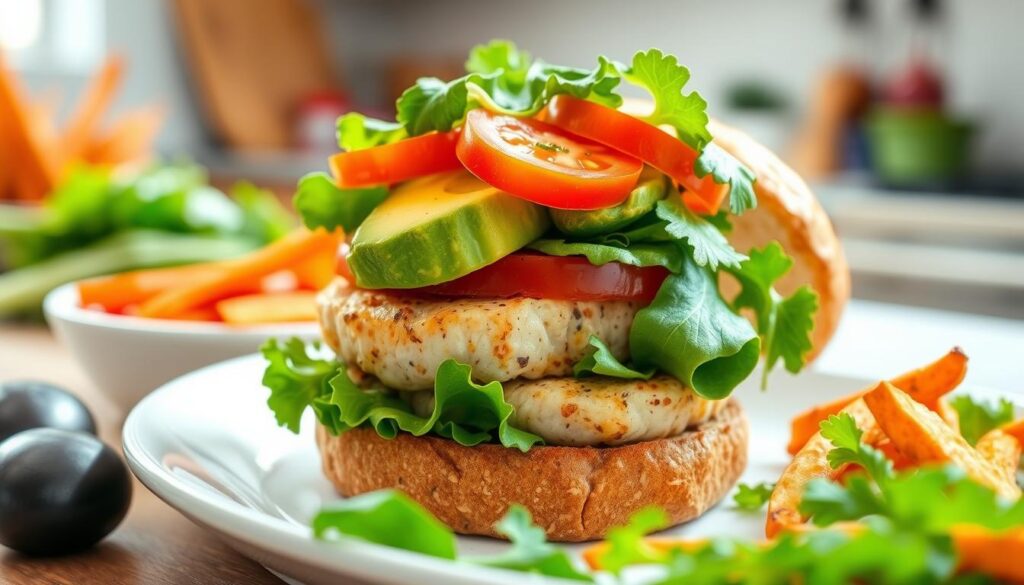 healthy tuna burger