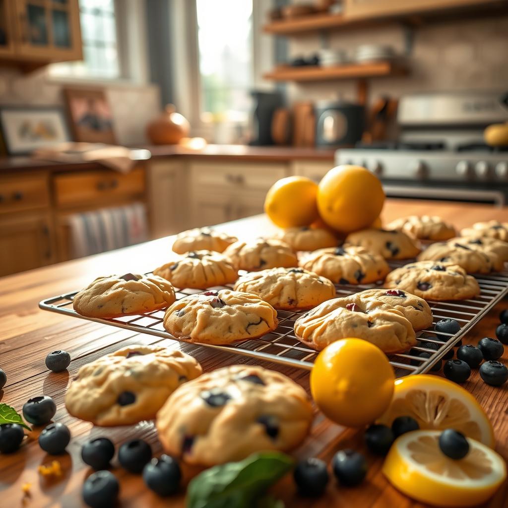 lemon blueberry cookies