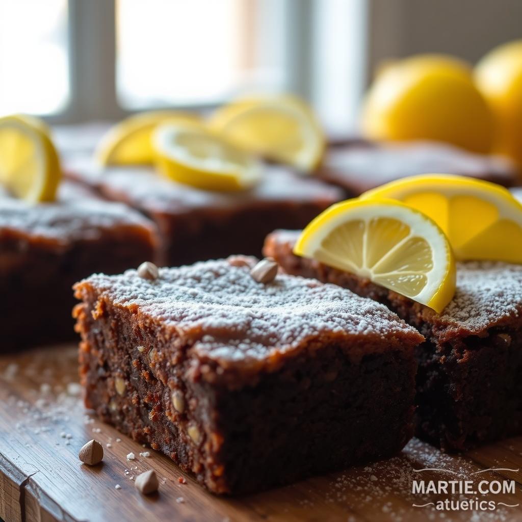 lemon brownies