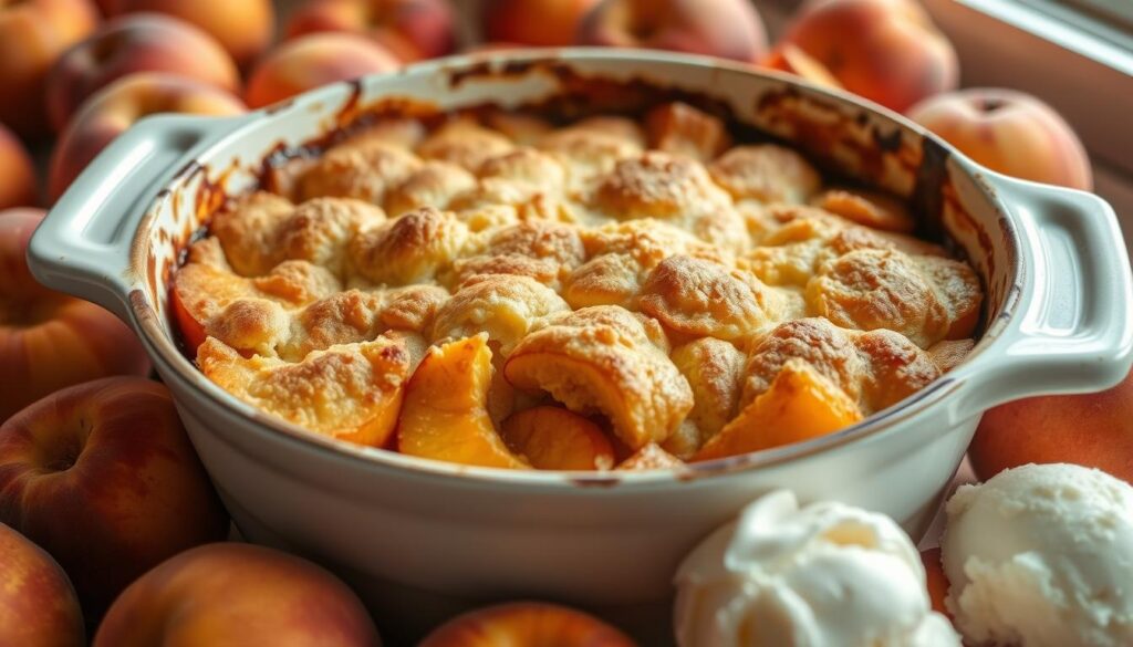 peach cobbler with cake mix recipe