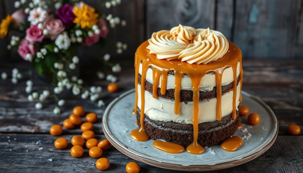 salted caramel cake