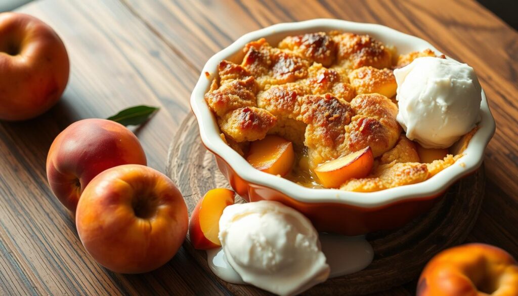 simple peach cobbler recipe