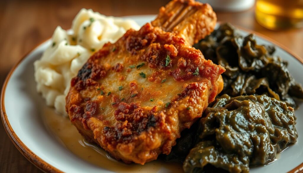 southern fried pork chops