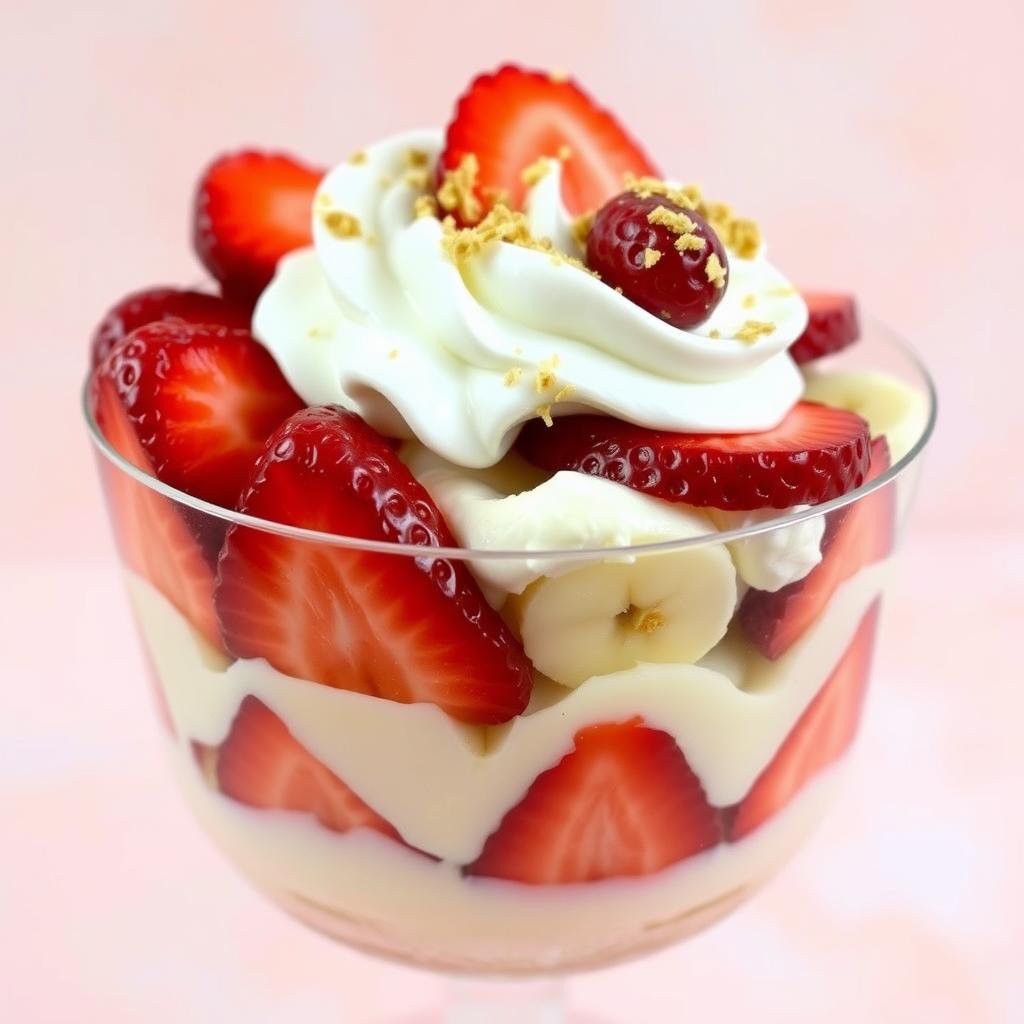 strawberry banana pudding