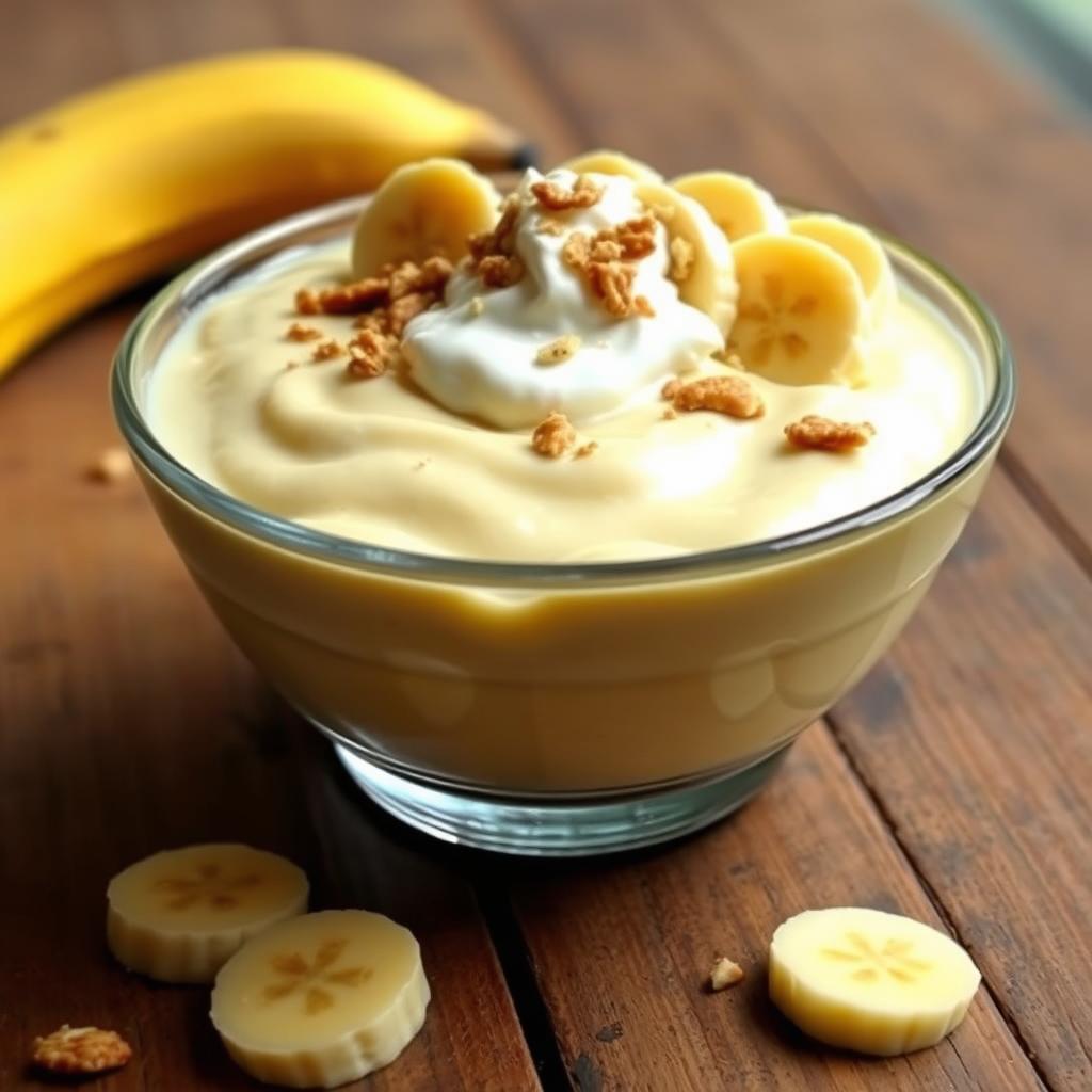 sugar free banana pudding