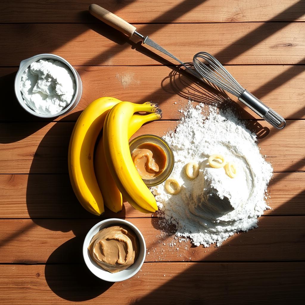 3 ingredient banana bread