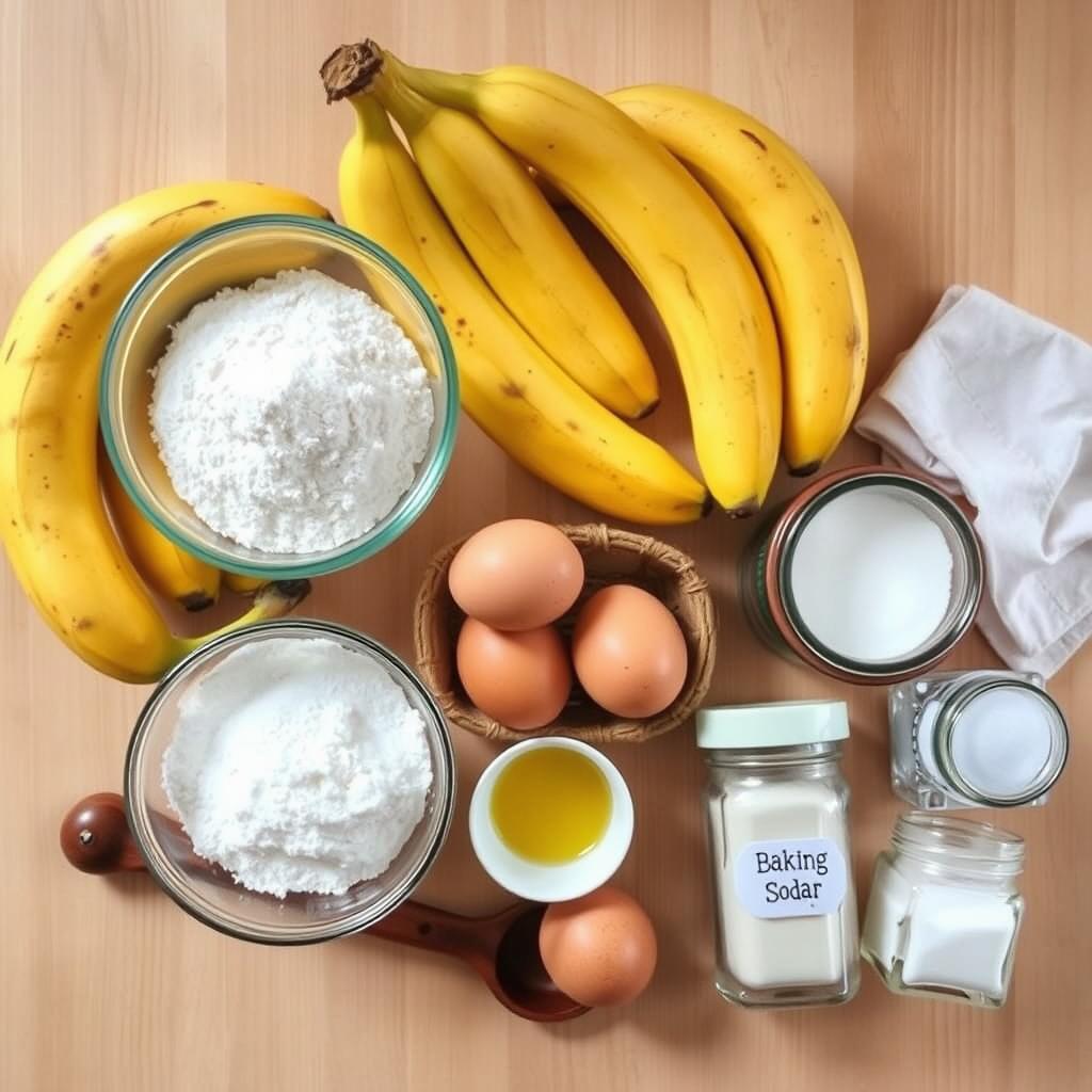 Banana Bread Ingredients