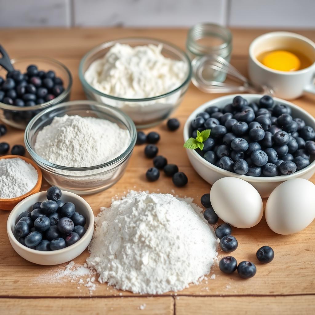 Blueberry Coffee Cake Ingredients