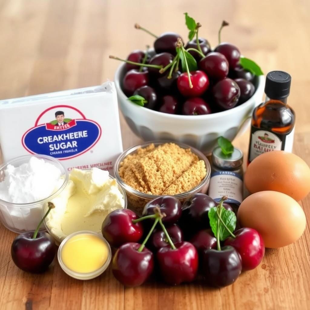 Cherry Cheesecake Ingredients