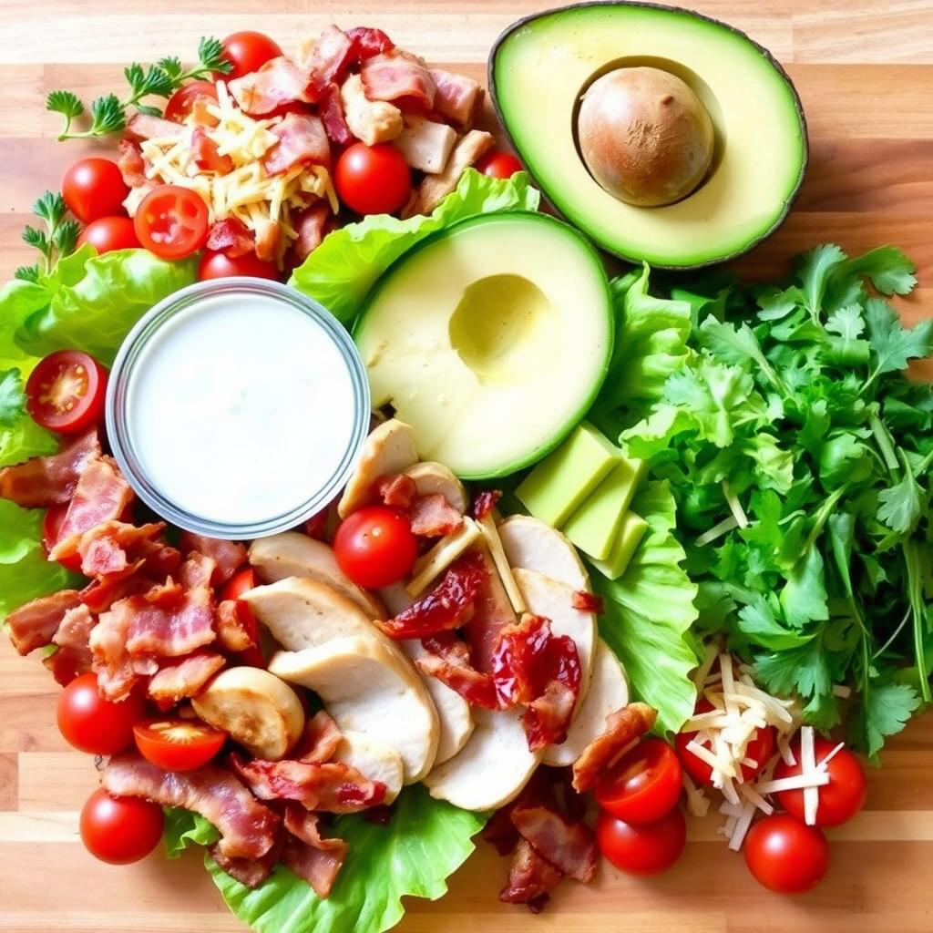 Chicken Bacon Ranch Salad Ingredients