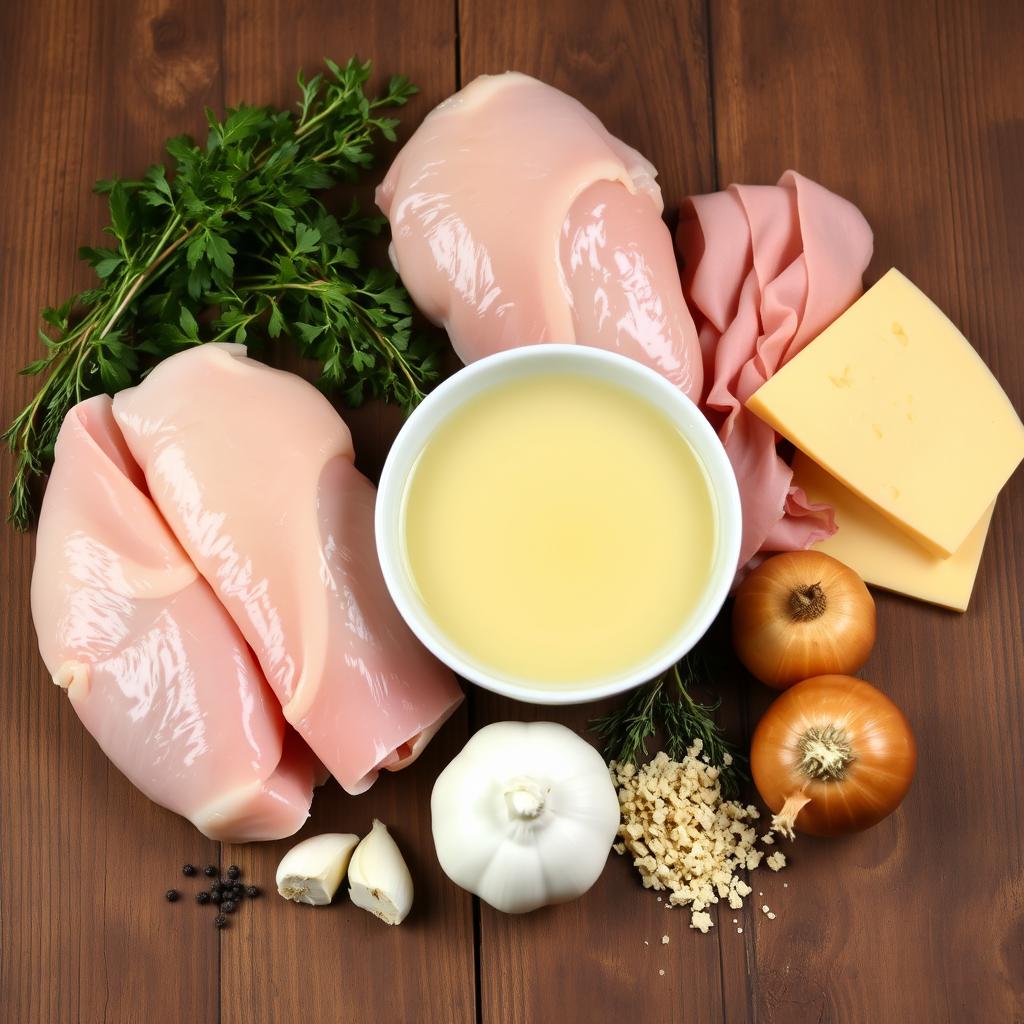 Chicken Cordon Bleu Soup Ingredients