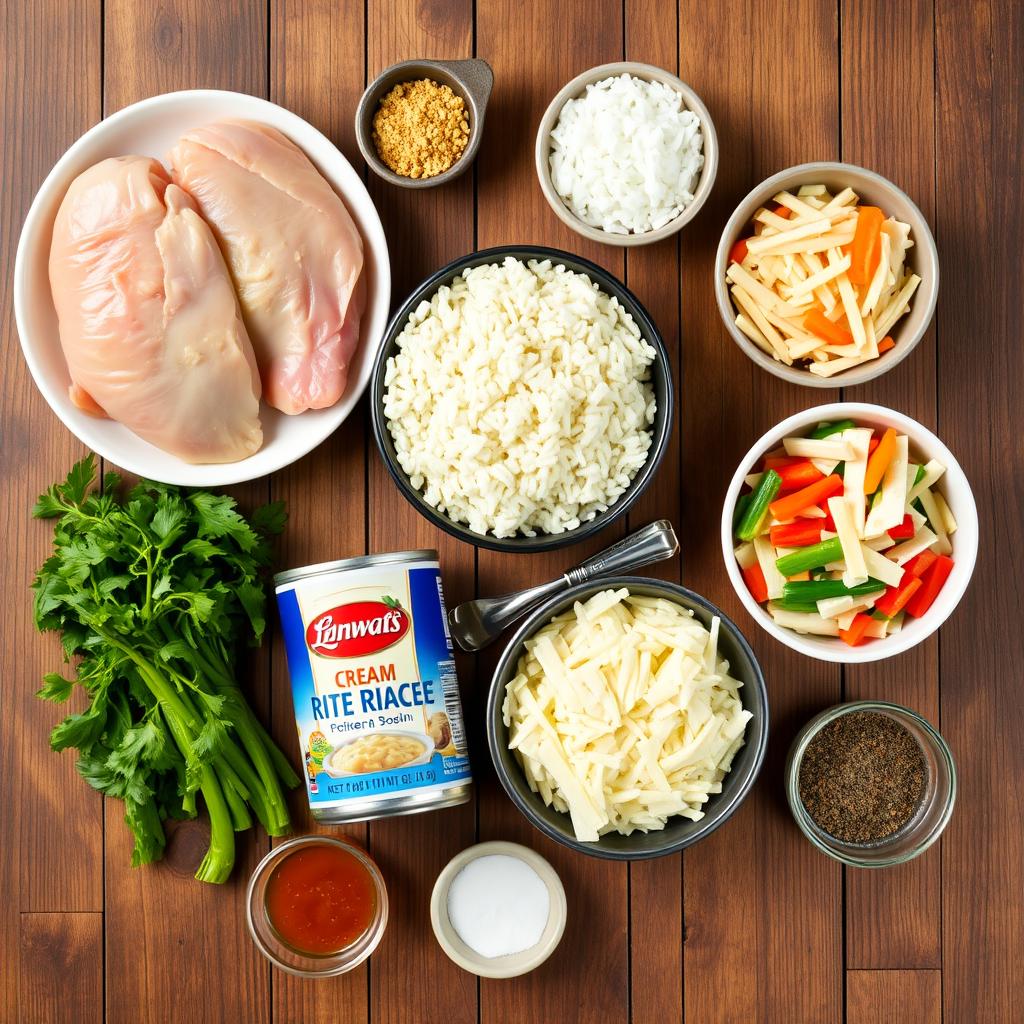 Chicken and Rice Casserole Ingredients