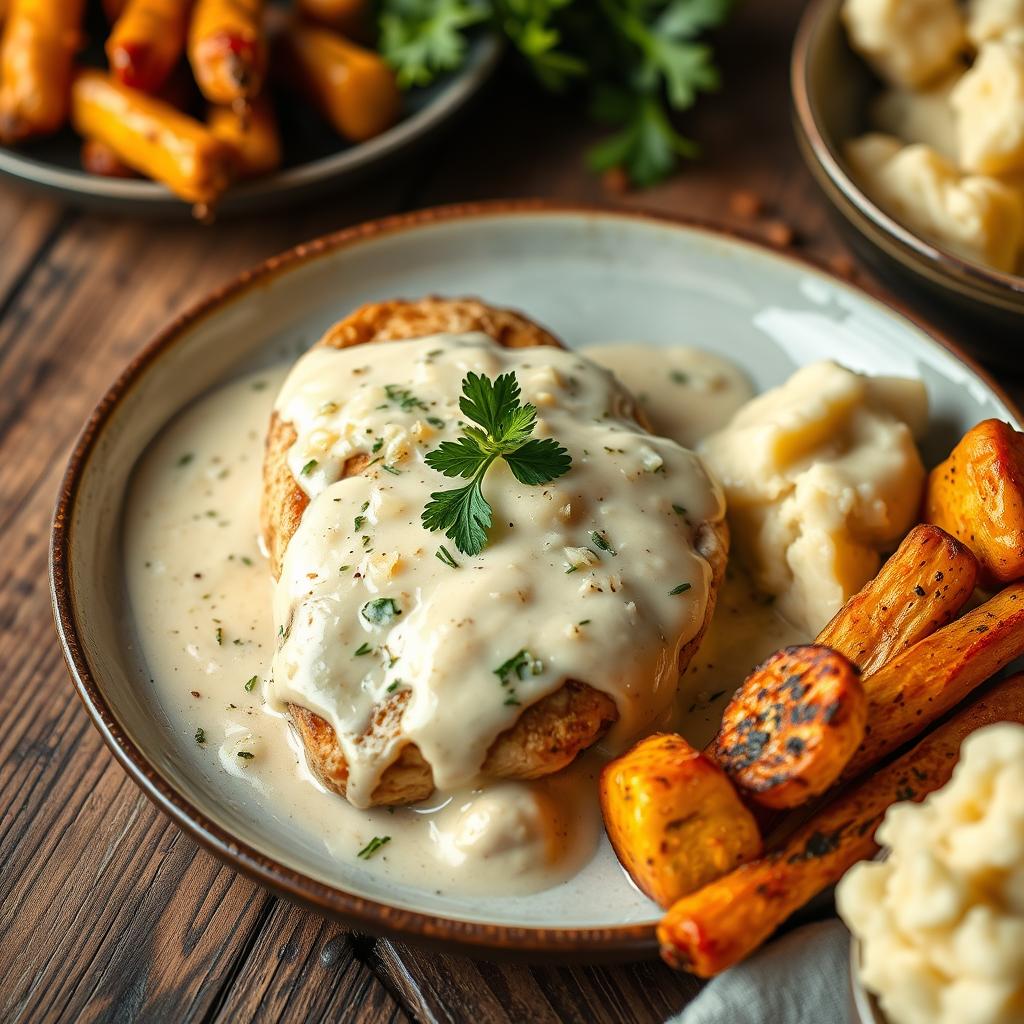 Creamy Chicken Parmesan Dish