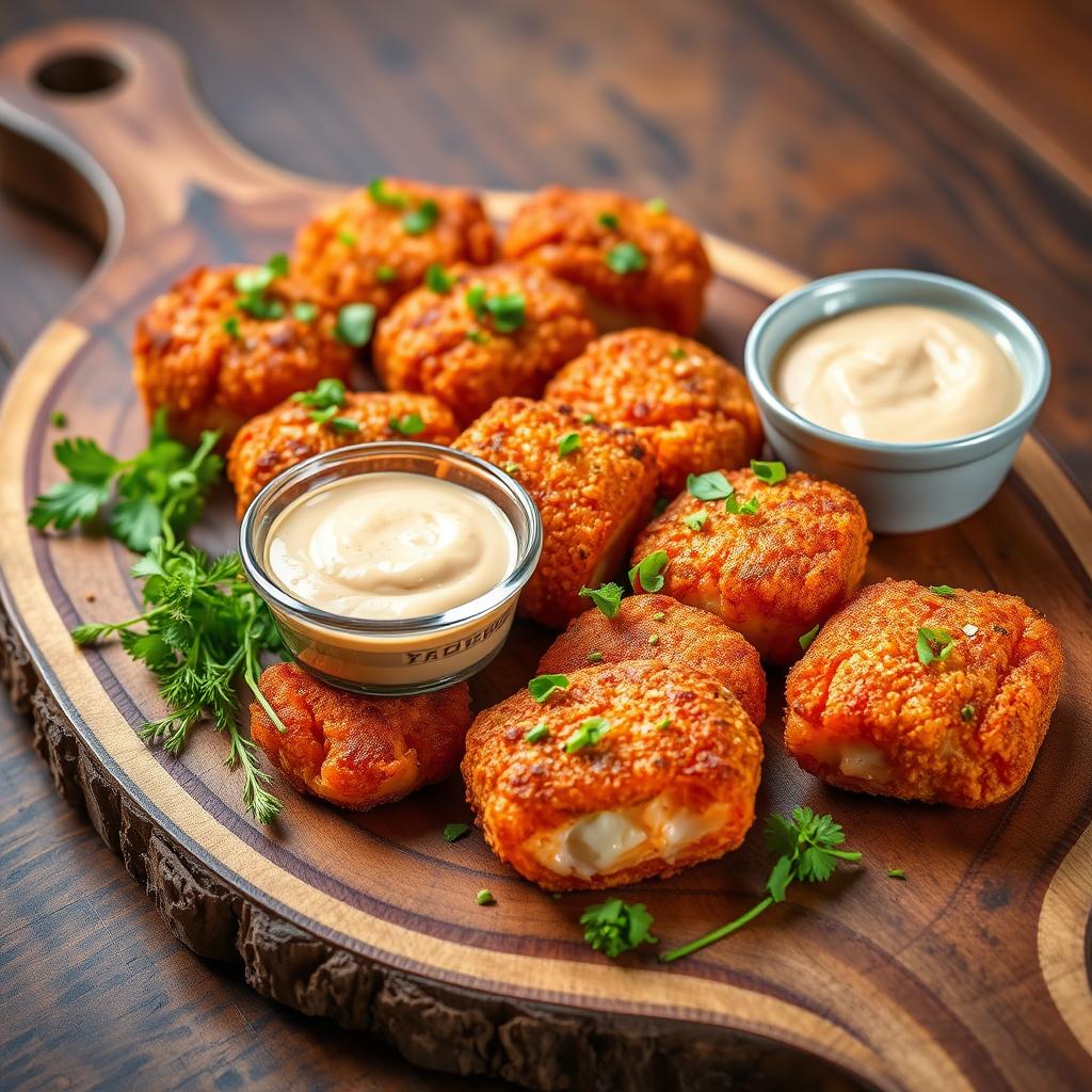 Crispy Bang Bang Salmon Bites