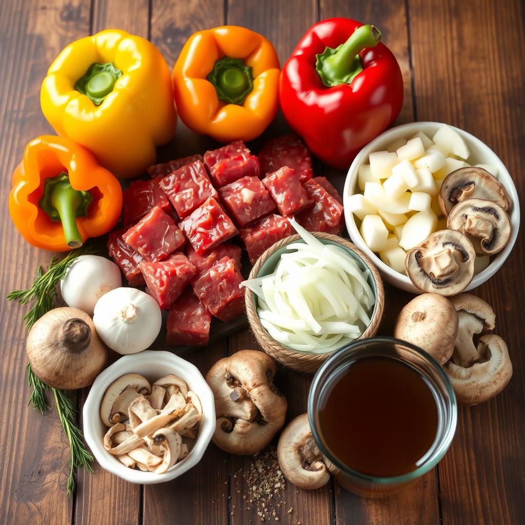 Cube Steak Ingredients for Slow Cooker