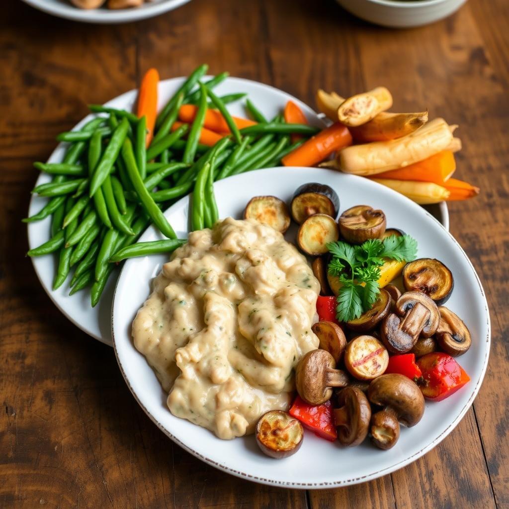 French vegetable side dishes for chicken cordon bleu