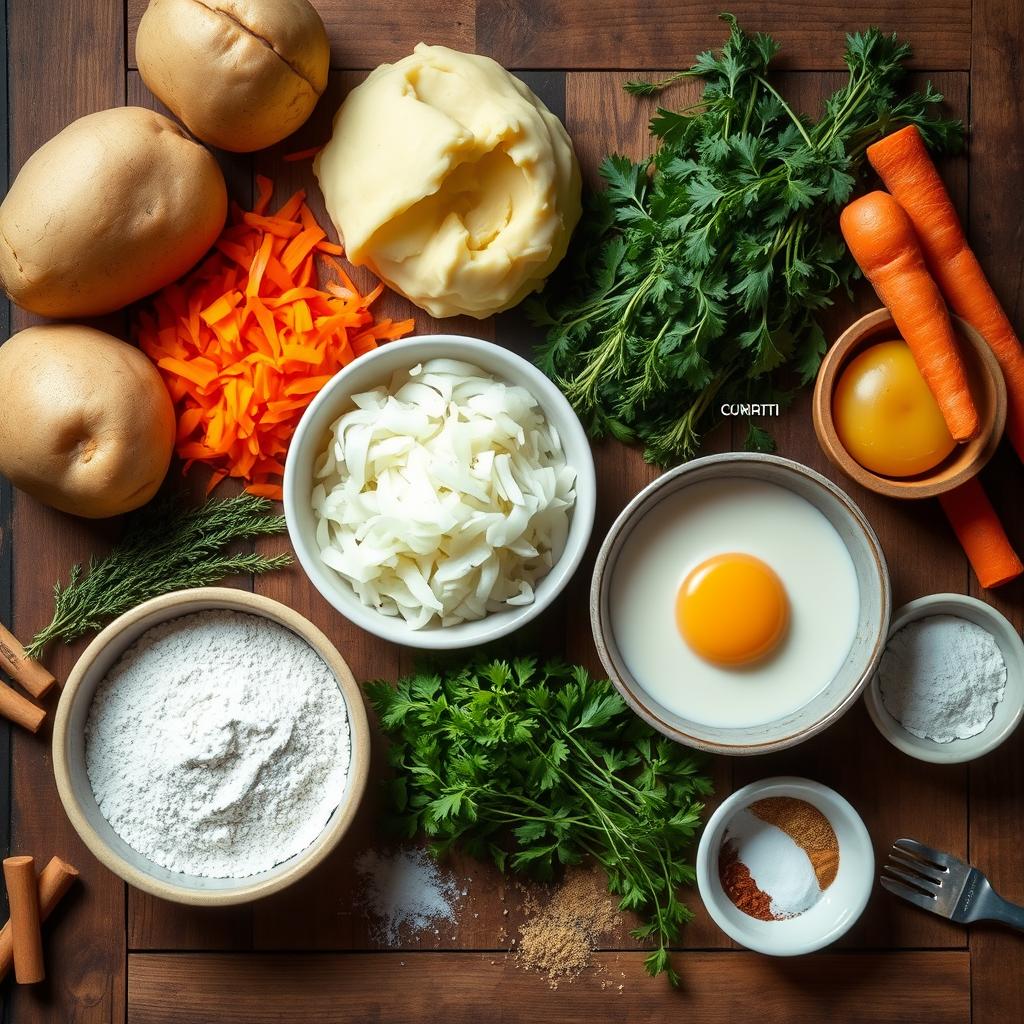 Ingredients for Potato Pancakes