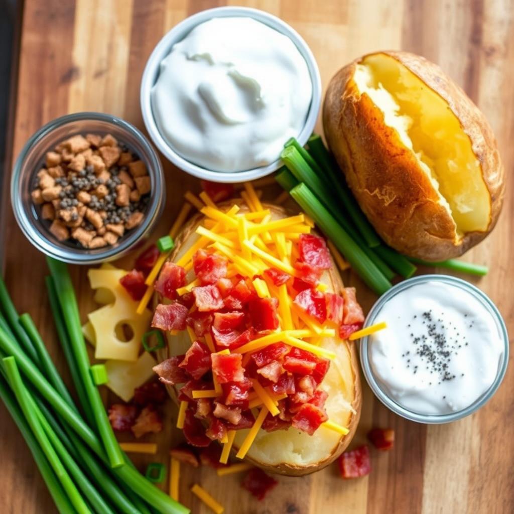 Loaded Baked Potato Ingredients