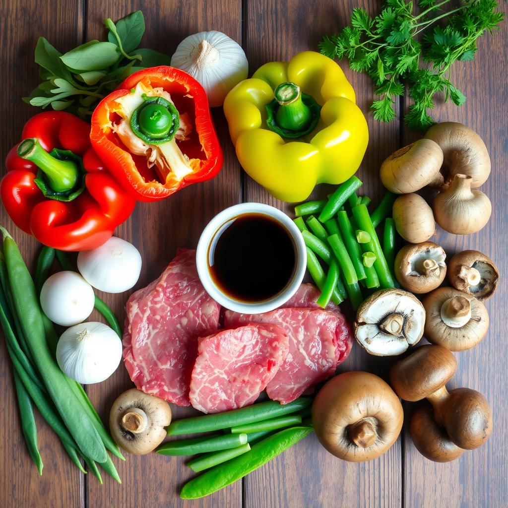 Pepper Steak Ingredients