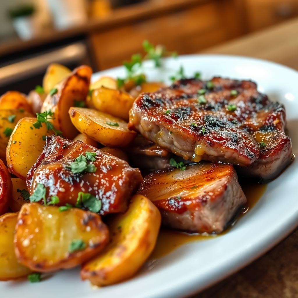 Steak and Potatoes Classic Dish