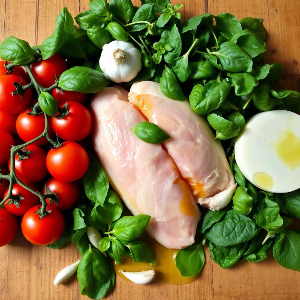 Tuscan Chicken Ingredients