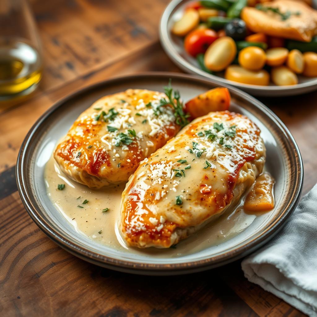 creamy garlic butter parmesan chicken