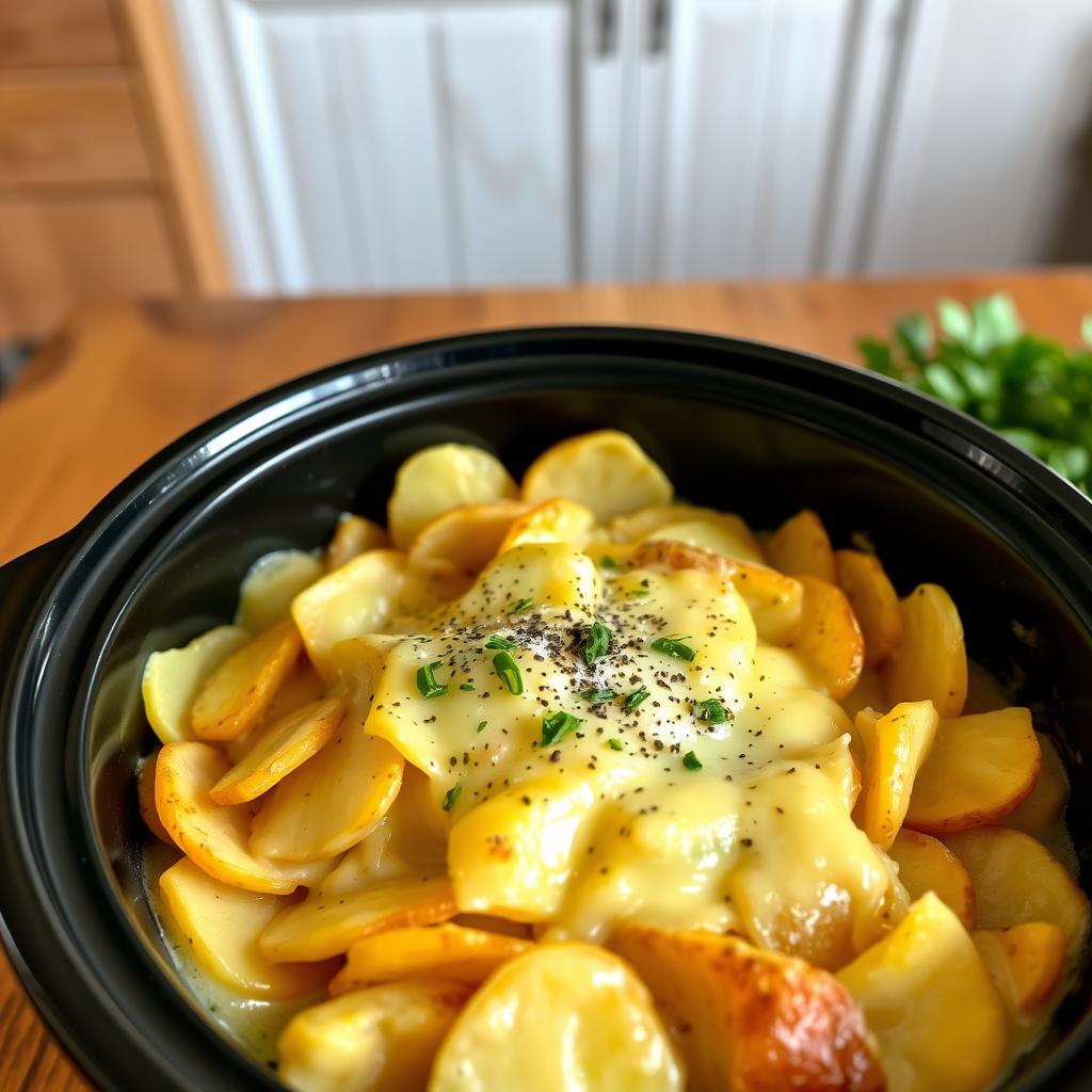 crock pot au gratin potatoes