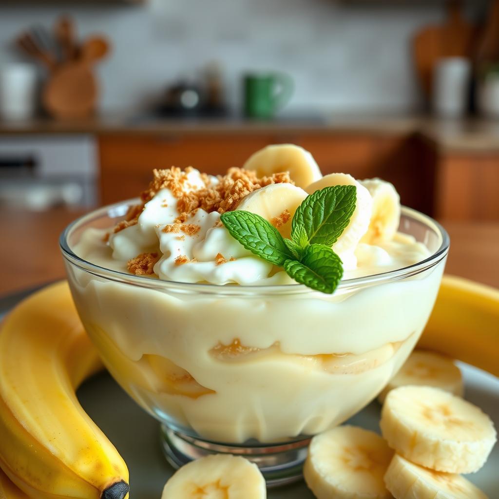 dairy free banana pudding