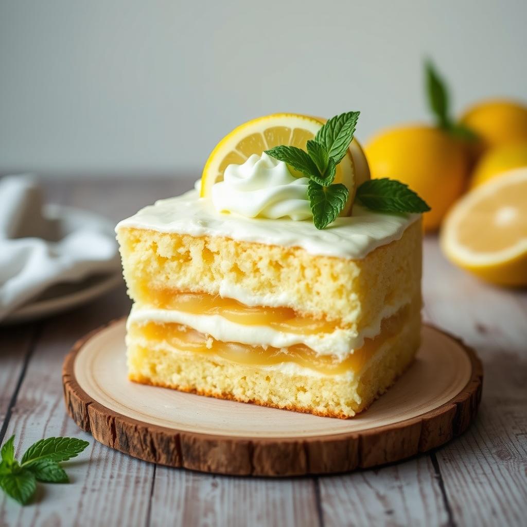 lemon cream cheese dump cake