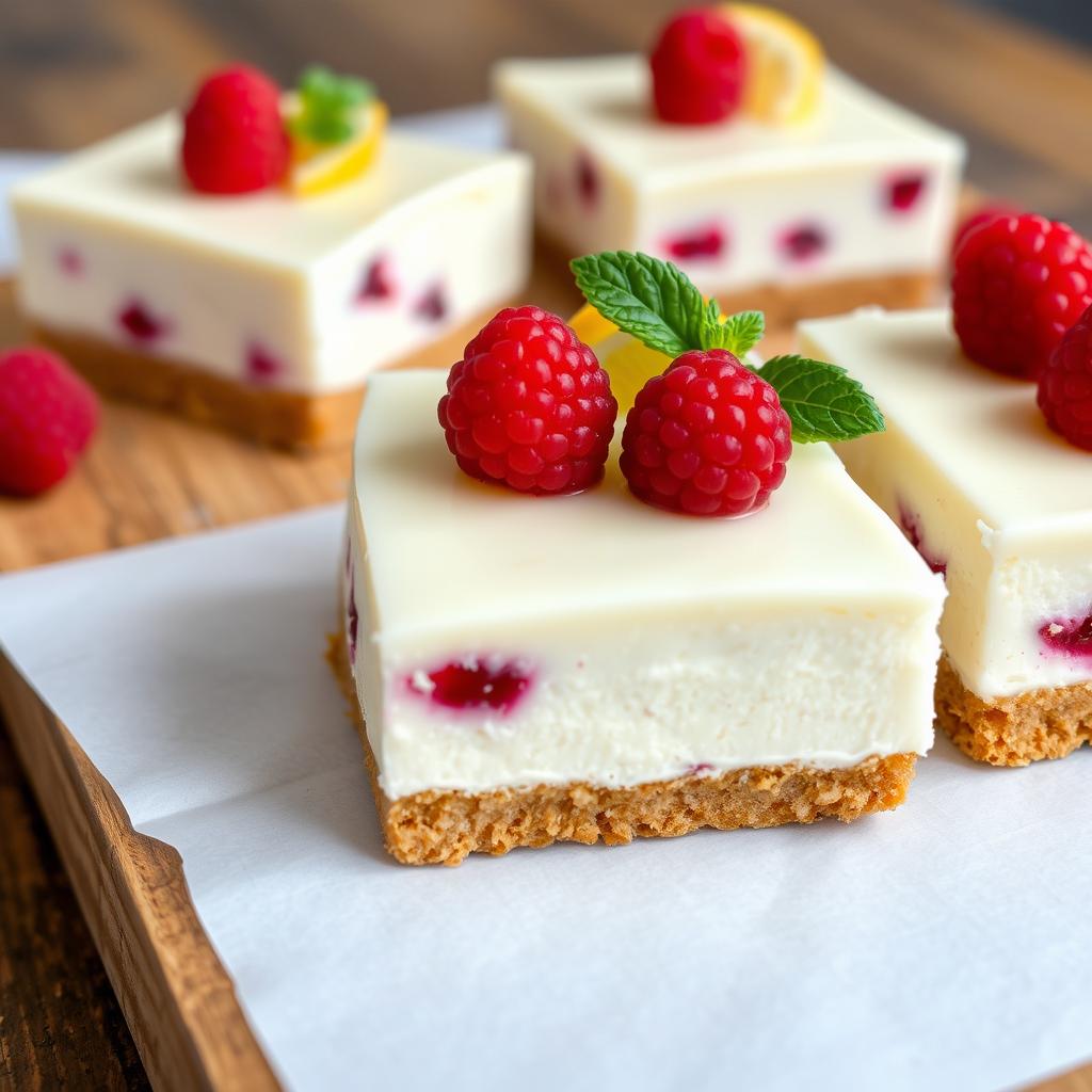 raspberry lemon cheesecake bars